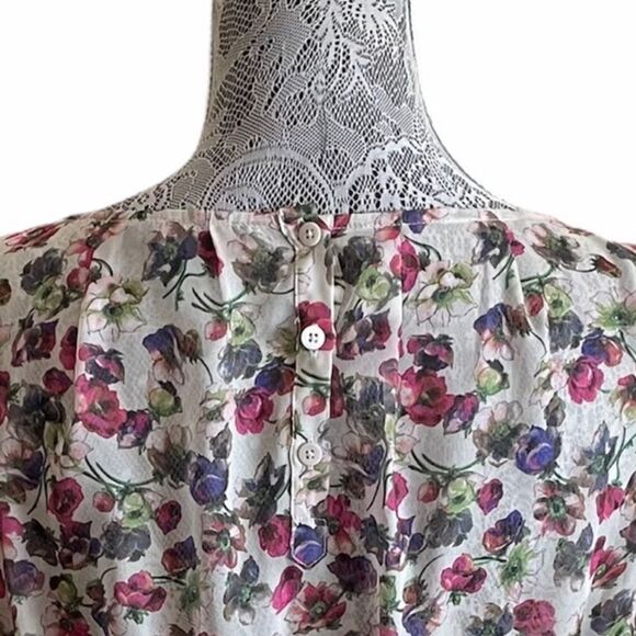 Ted Baker London Floral Print Jadii Blouse Size 3 - Picture 6 of 11